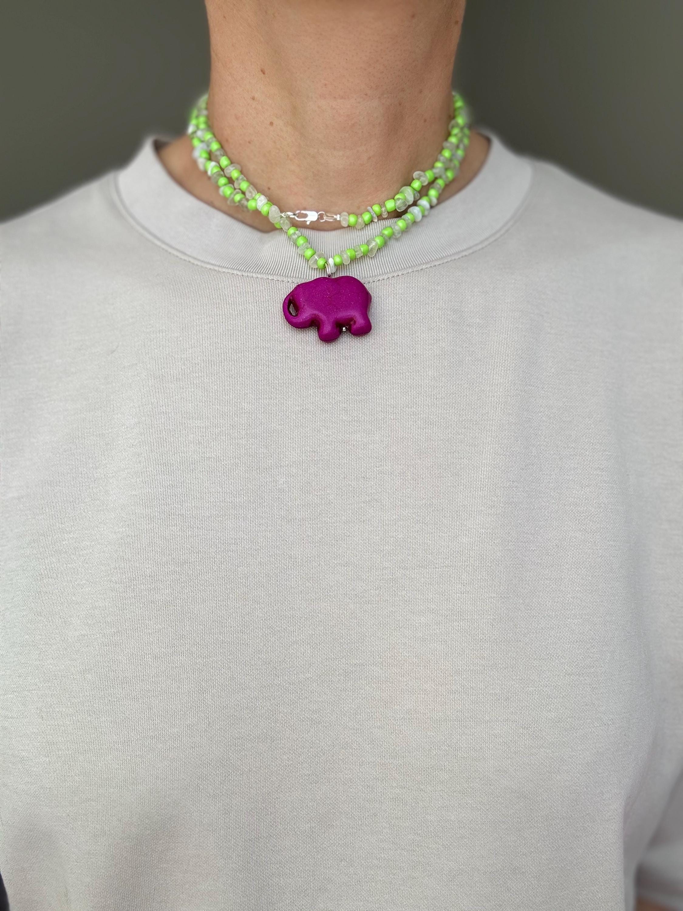 Elephant Pendant Necklace