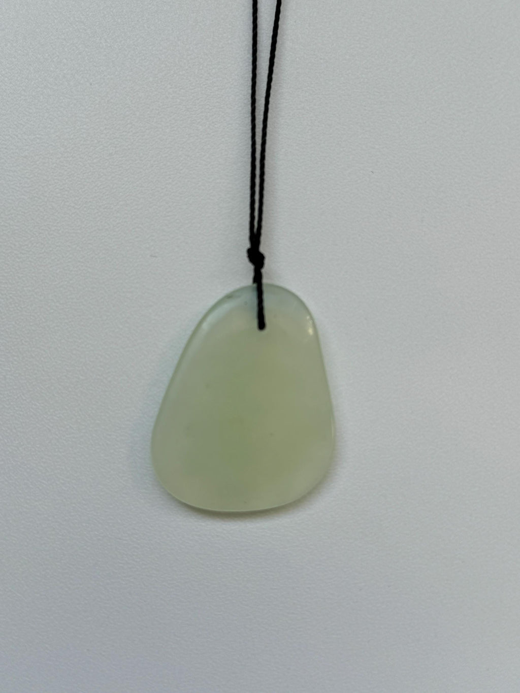 Yellow Calcite/Jade Pendant Necklace
