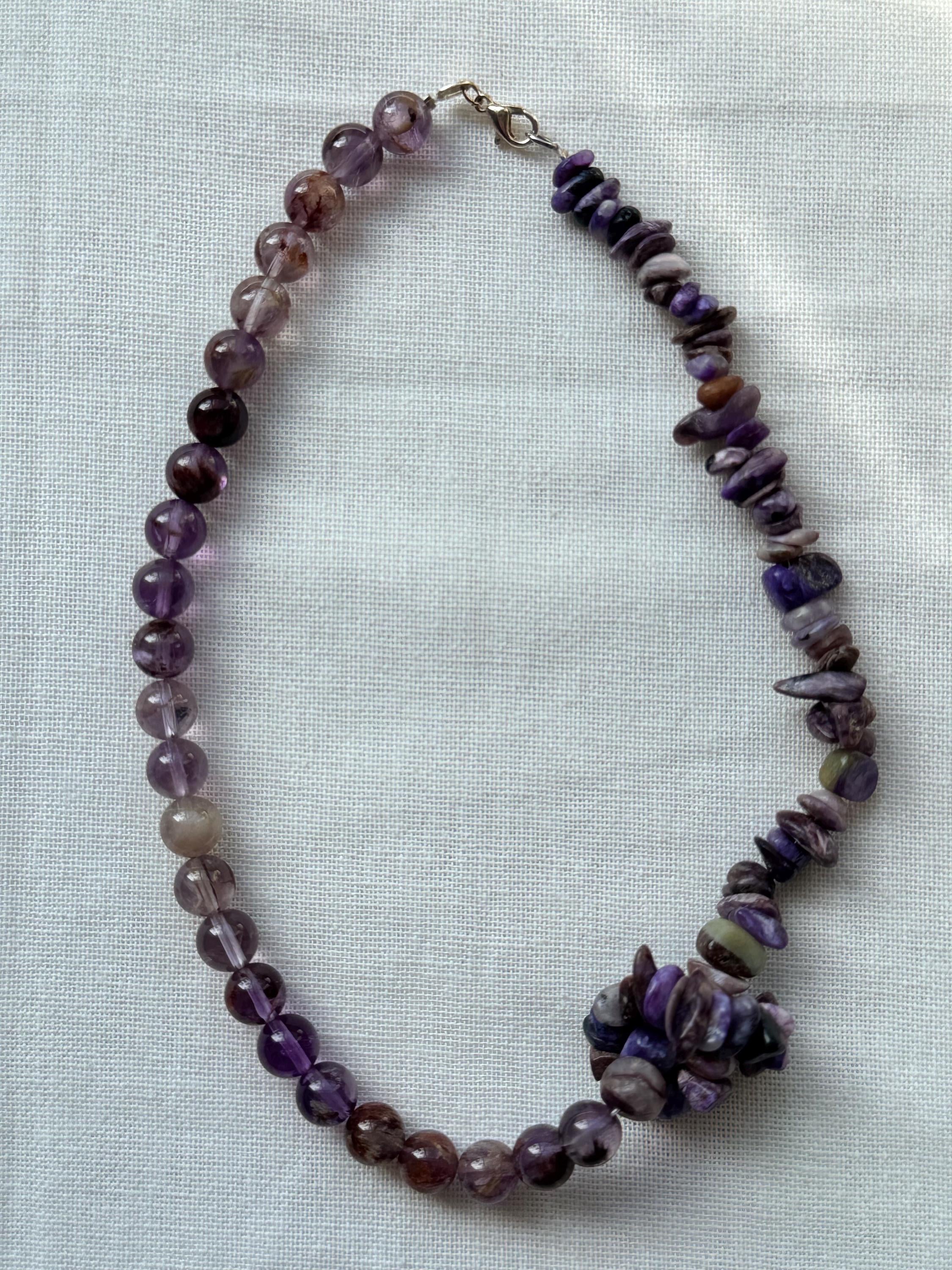 Ametrine Charoite Necklace