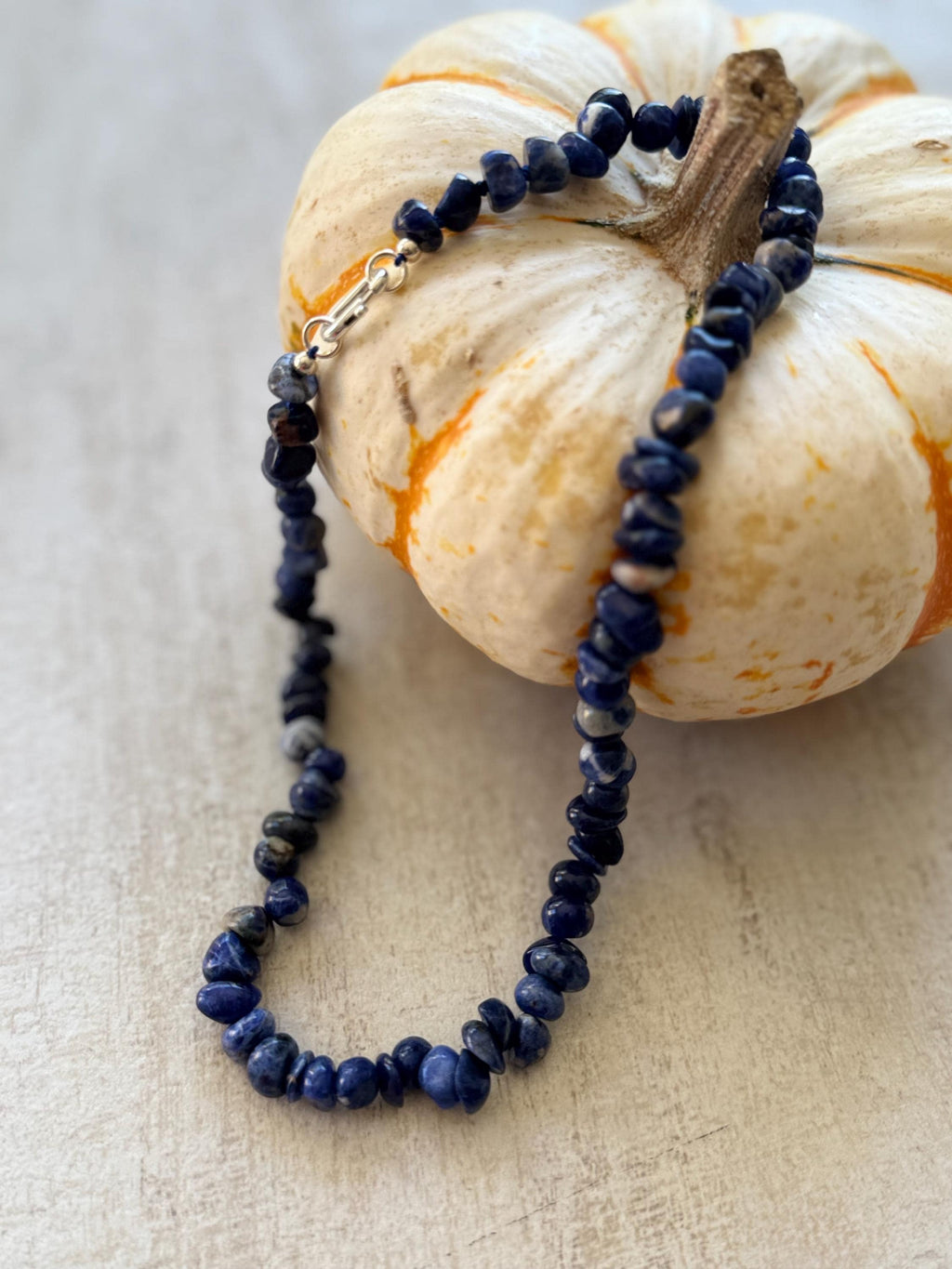 Sodalite Pebble Necklace