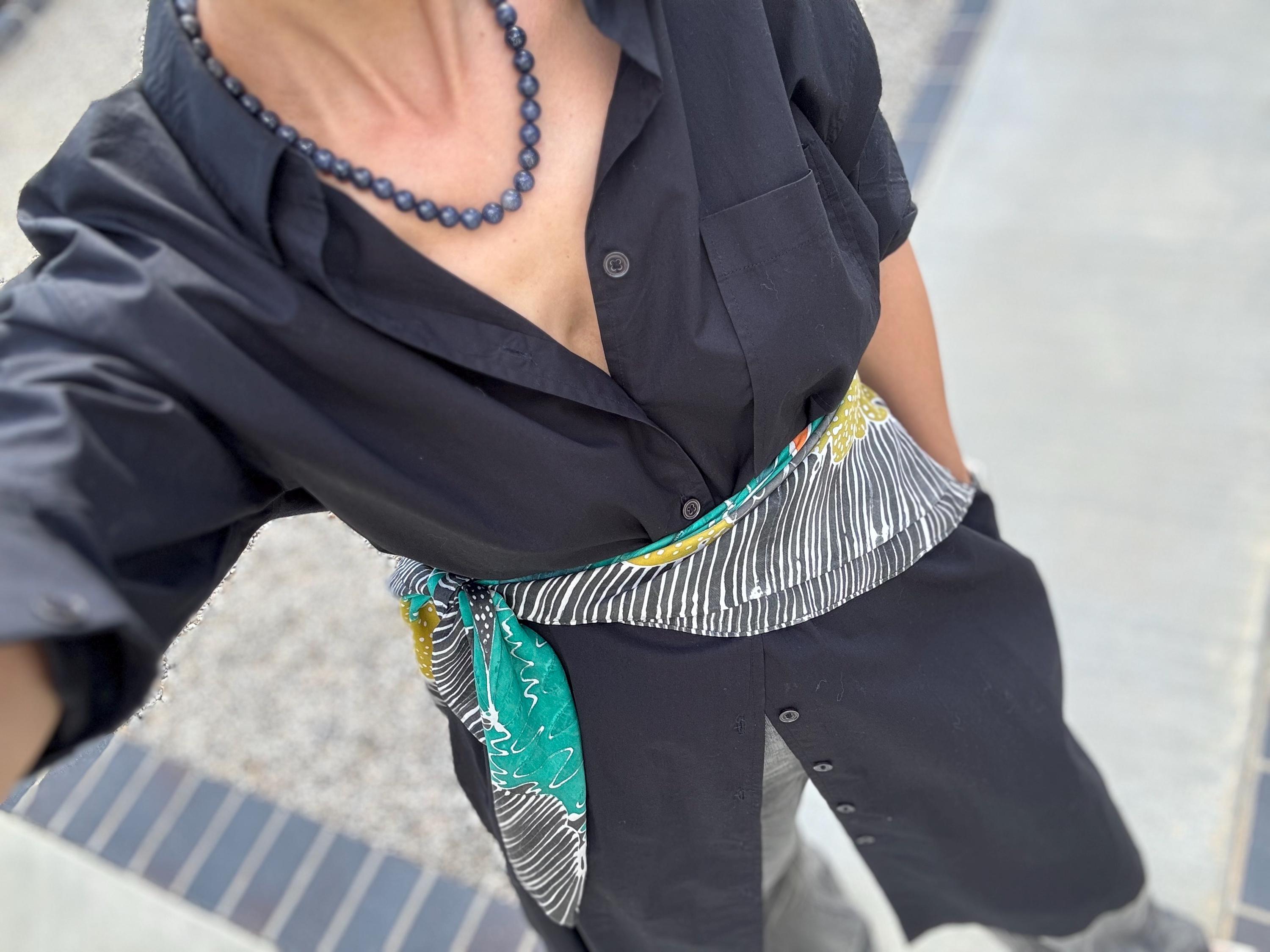 Blue Rutilated Quartz Necklace