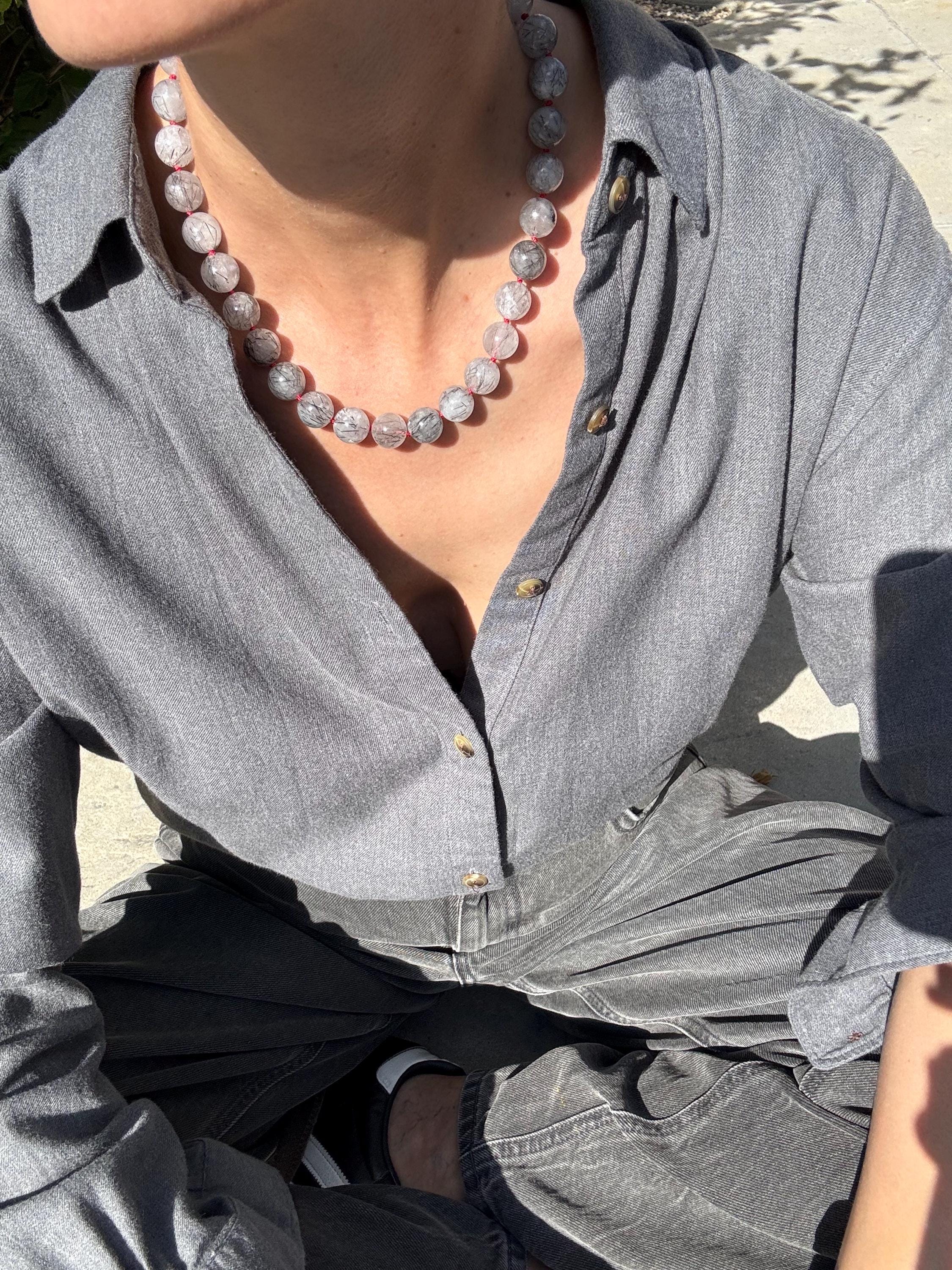 Rutilated Quartz Necklace