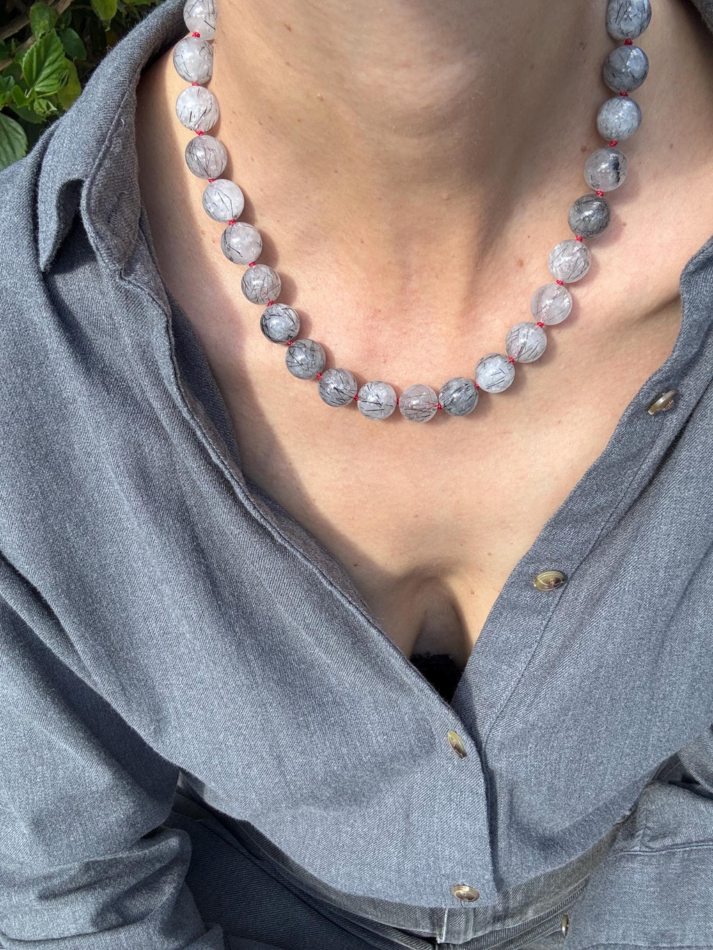 Rutilated Quartz Necklace