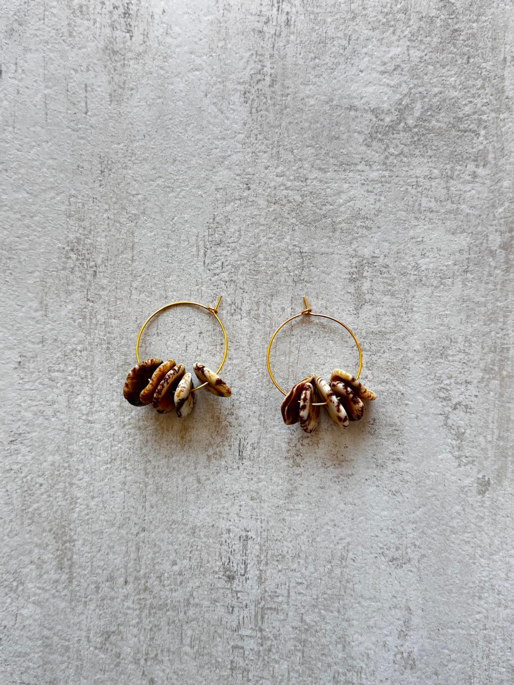 Magnesite Hoop Earrings