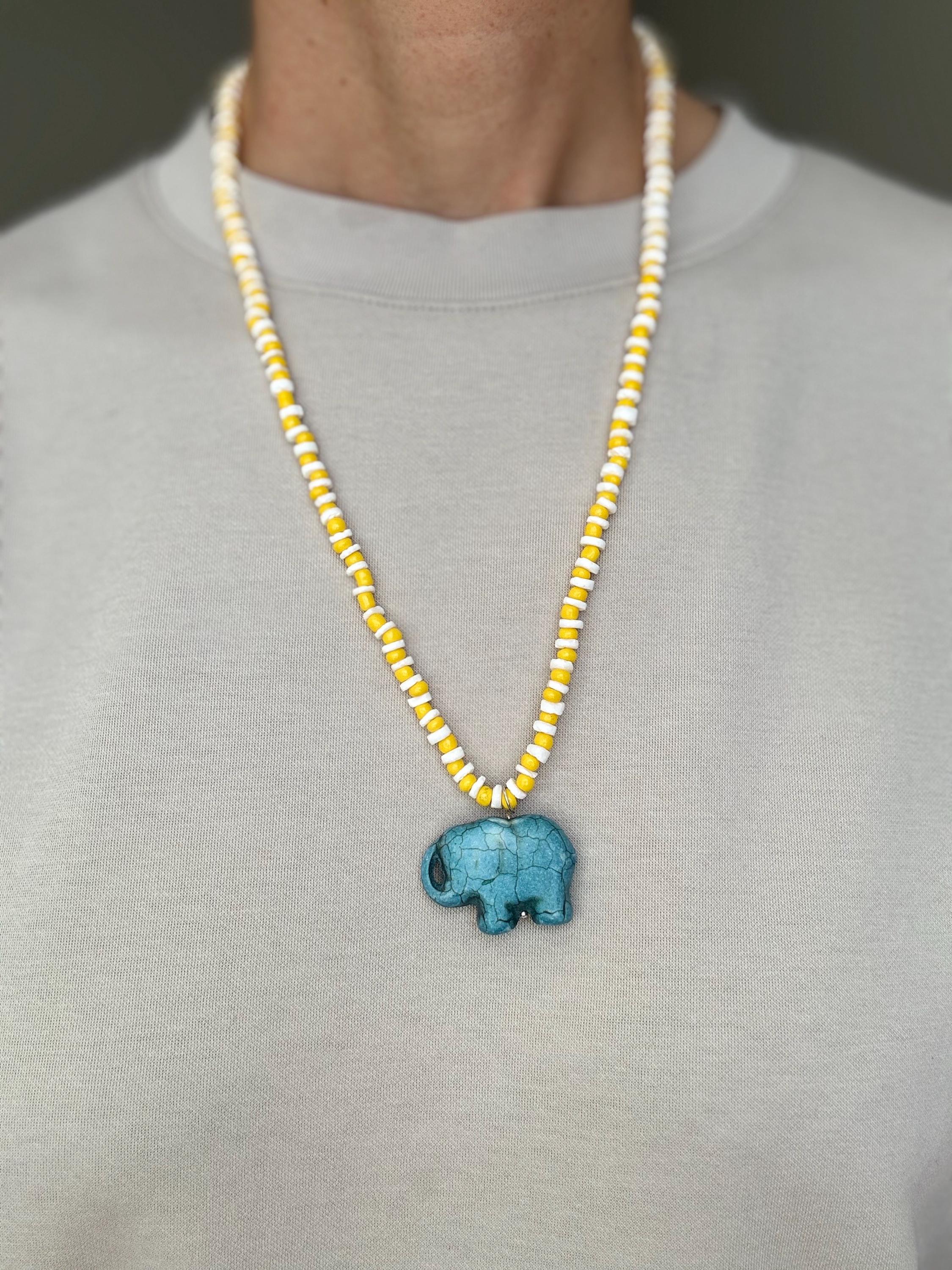 Elephant Pendant Necklace
