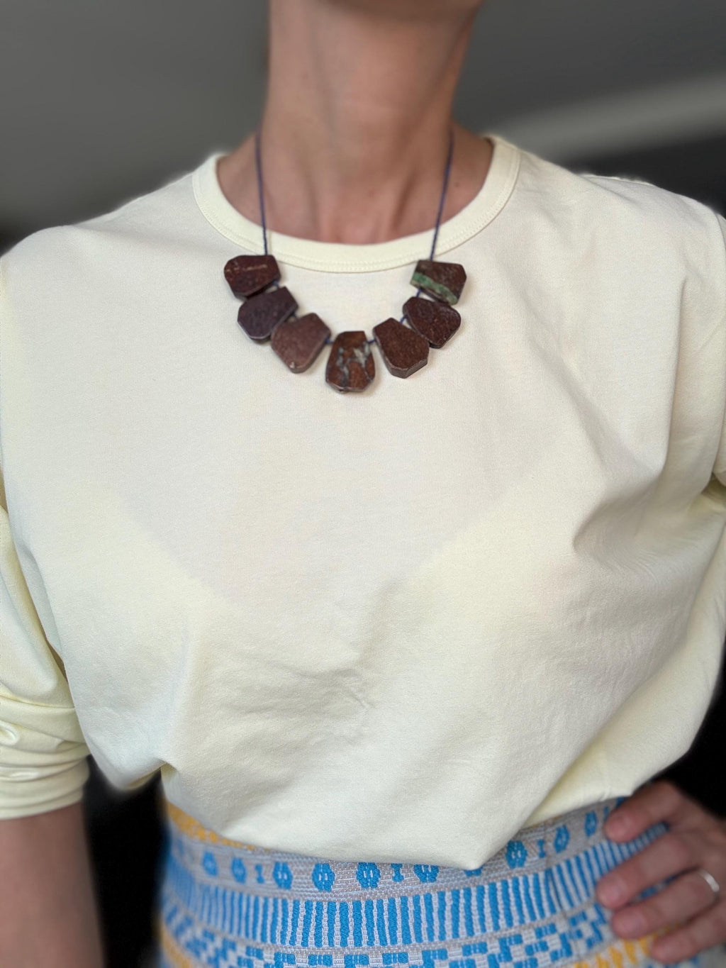 Chrysoprase Lapis Lazuli Necklace