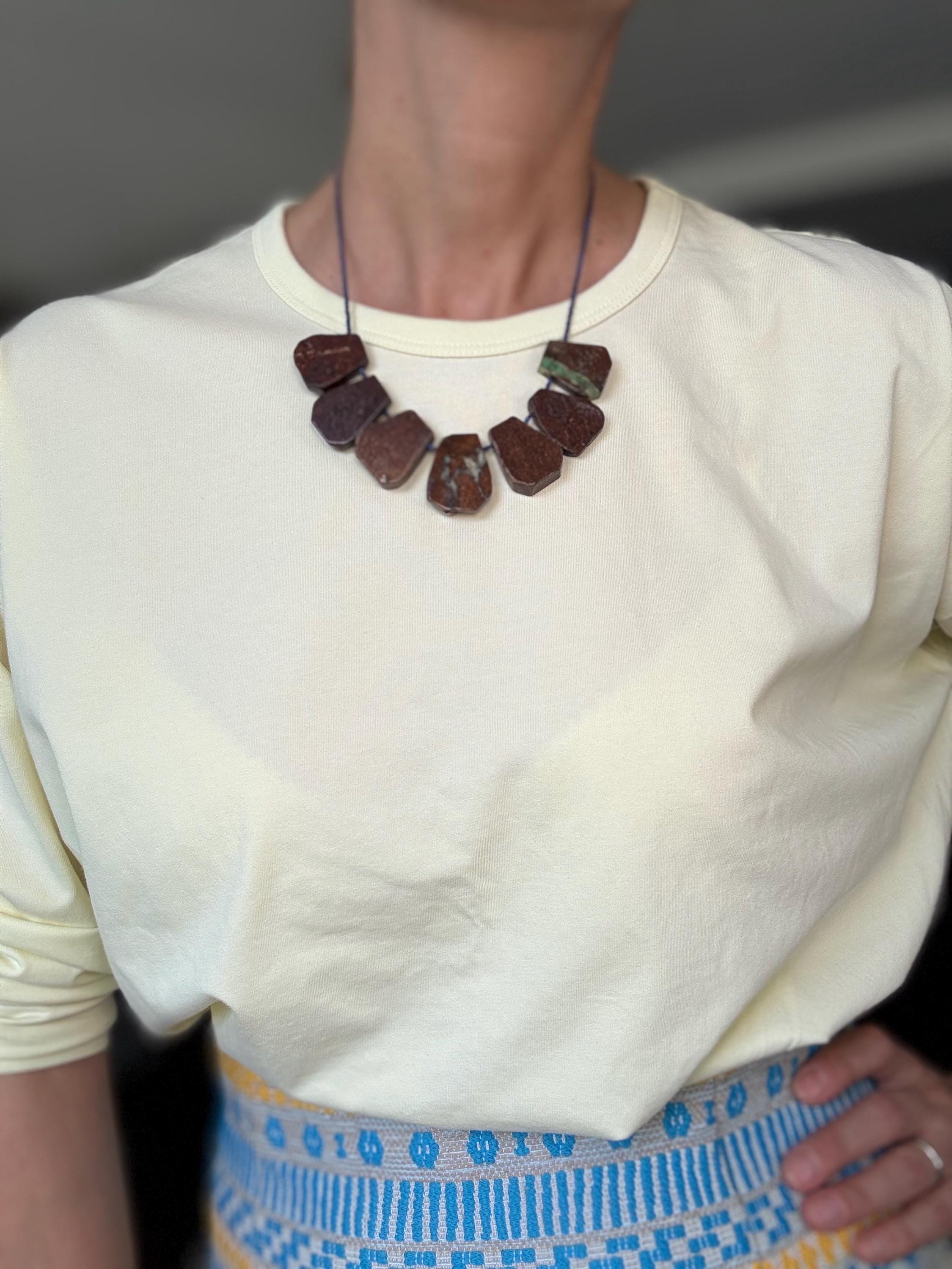 Chrysoprase Lapis Lazuli Necklace