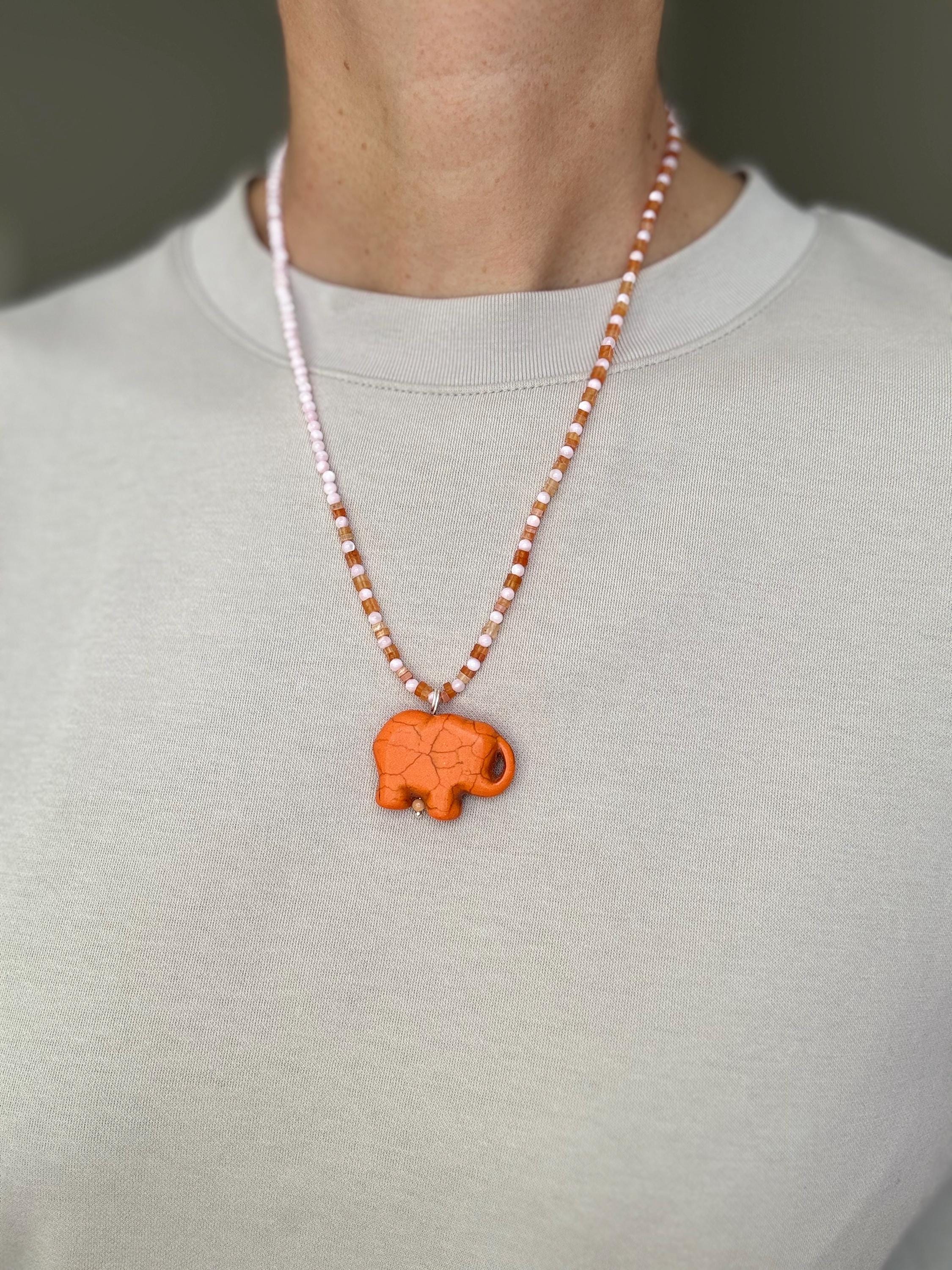 Elephant Pendant Necklace