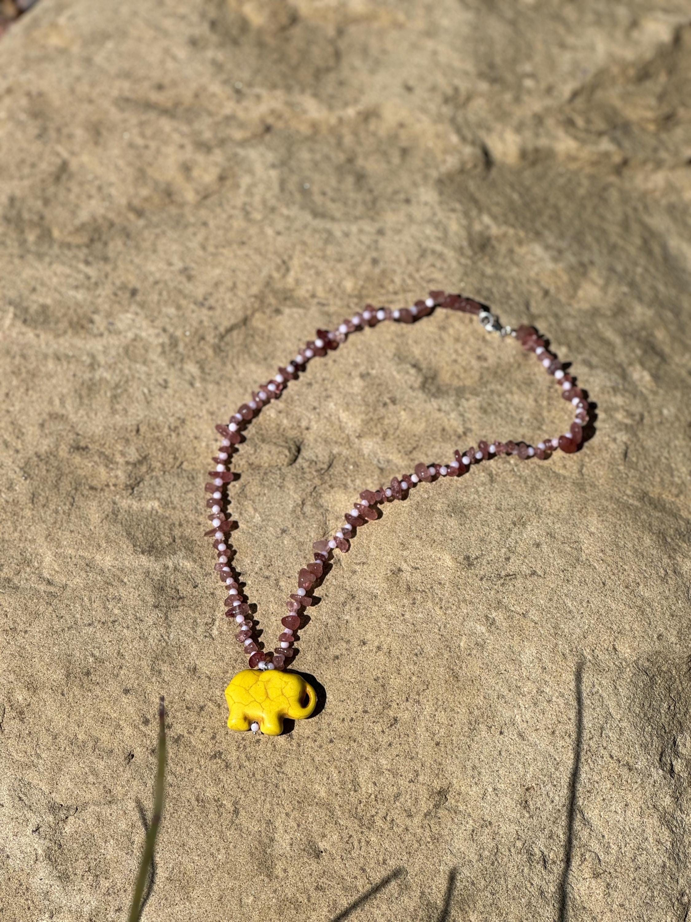 Elephant Pendant Necklace