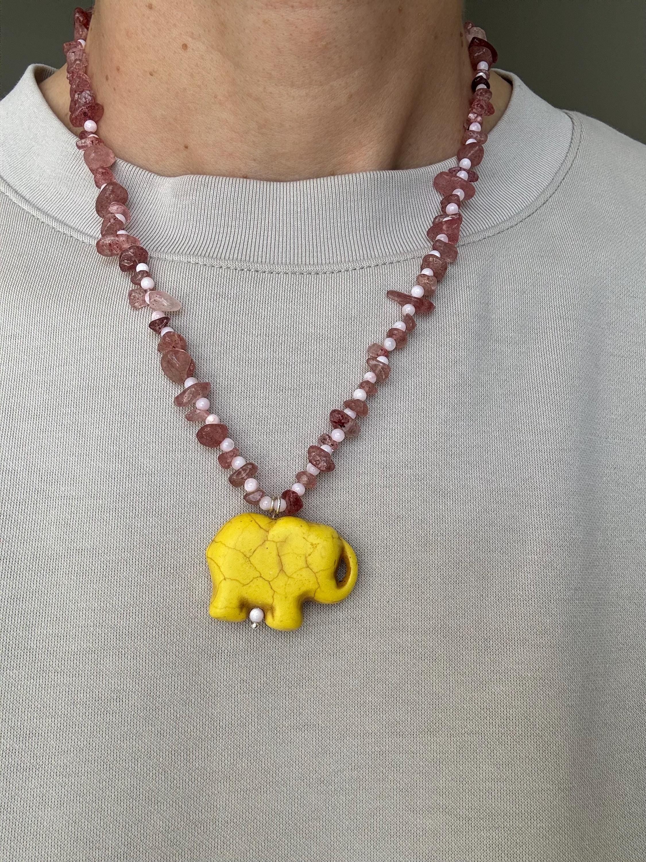 Elephant Pendant Necklace