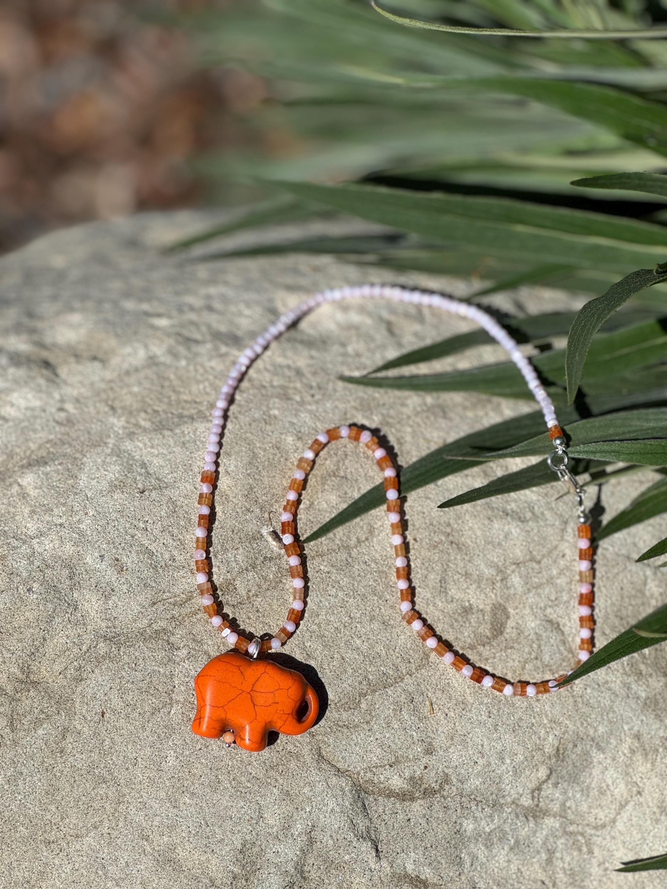 Elephant Pendant Necklace