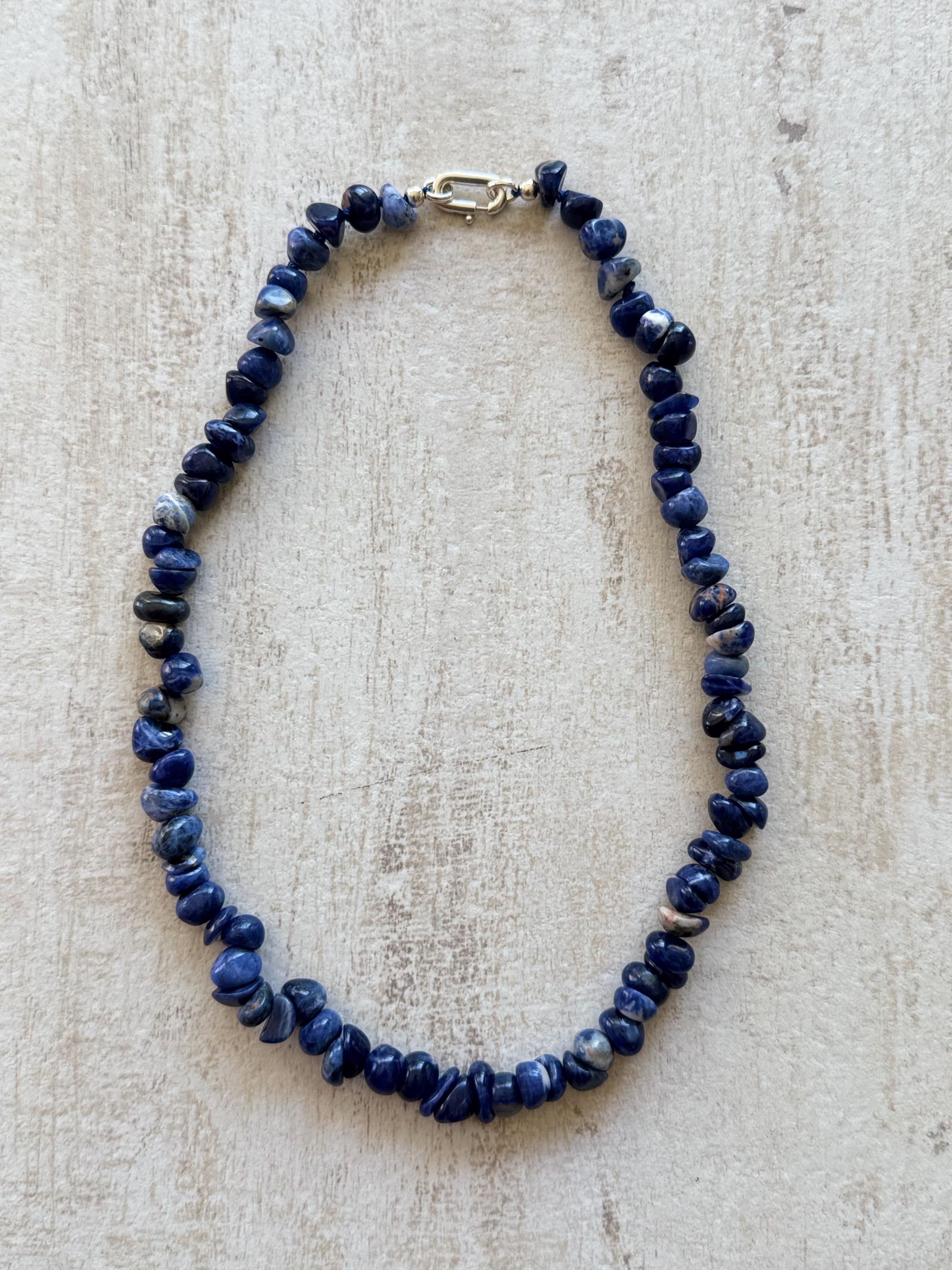 Sodalite Pebble Necklace